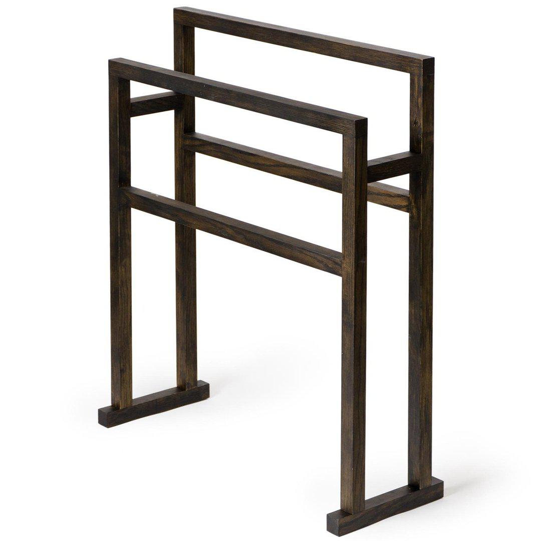 Mezza Grande Towel Rail - Dark Oak