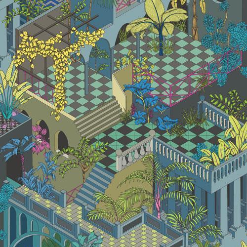 Miami Wallpaper - Contemporary Collection - Cole & Son