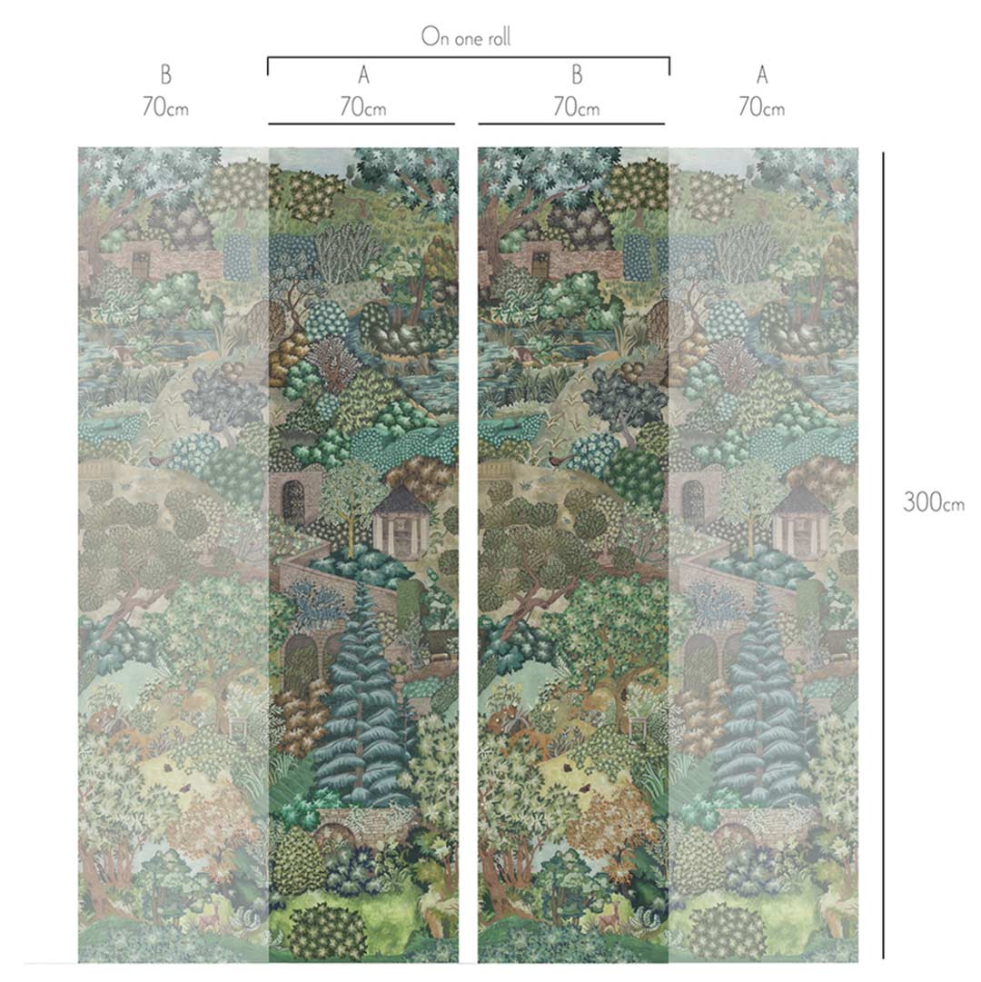 Miserden Trees Mural - Josephine Munsey