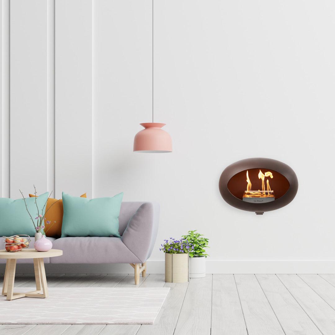 Mocca Wall Bioethanol Fire - Le Feu