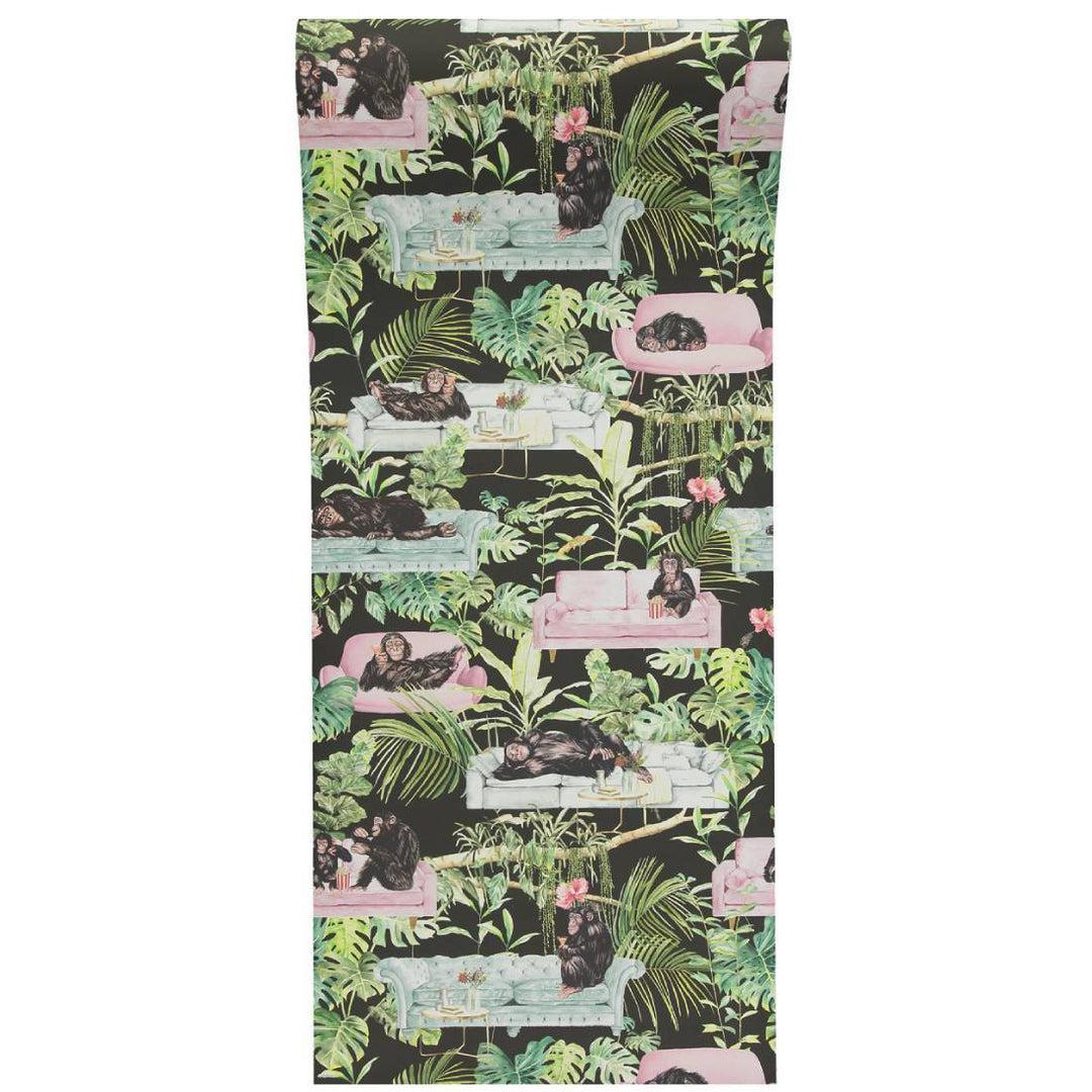 Monkey Business Wallpaper - Black - Graduate Collection