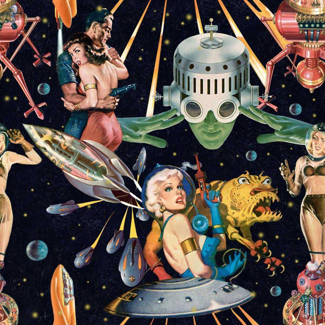 Other Worlds Wallpaper - Set of 3 Rolls - MINDTHEGAP