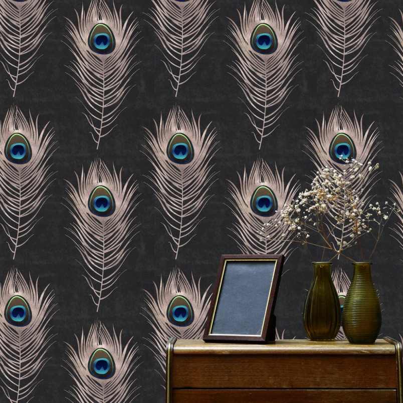 Peacock Wallpaper - Set of 3 Rolls - MINDTHEGAP