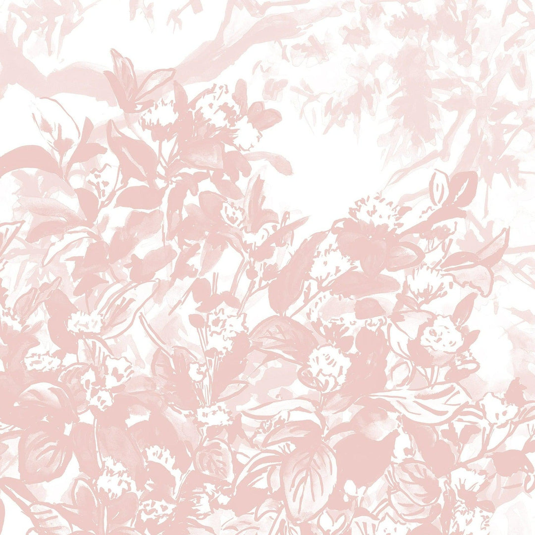 Pink Hua Trees Wallpaper - Set of 3 Panels - Sian Zeng