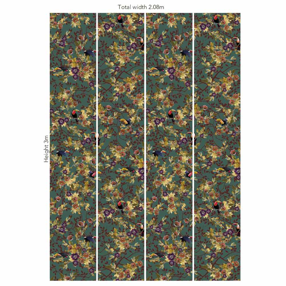 Rio Wallpaper - Smaragd - Good & Craft