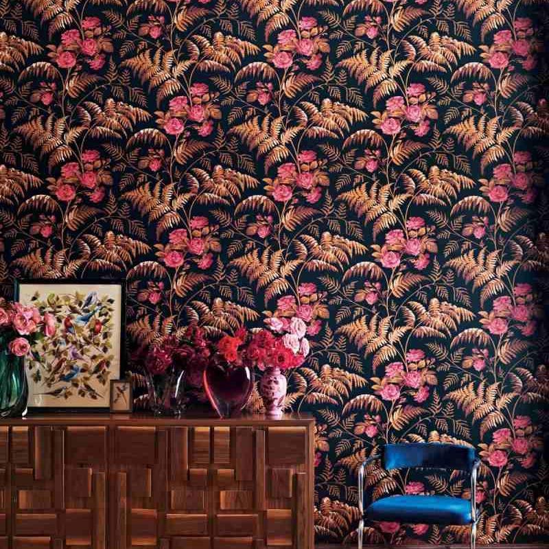 Rose Wallpaper - Botanical Botanica Collection - Cole & Son