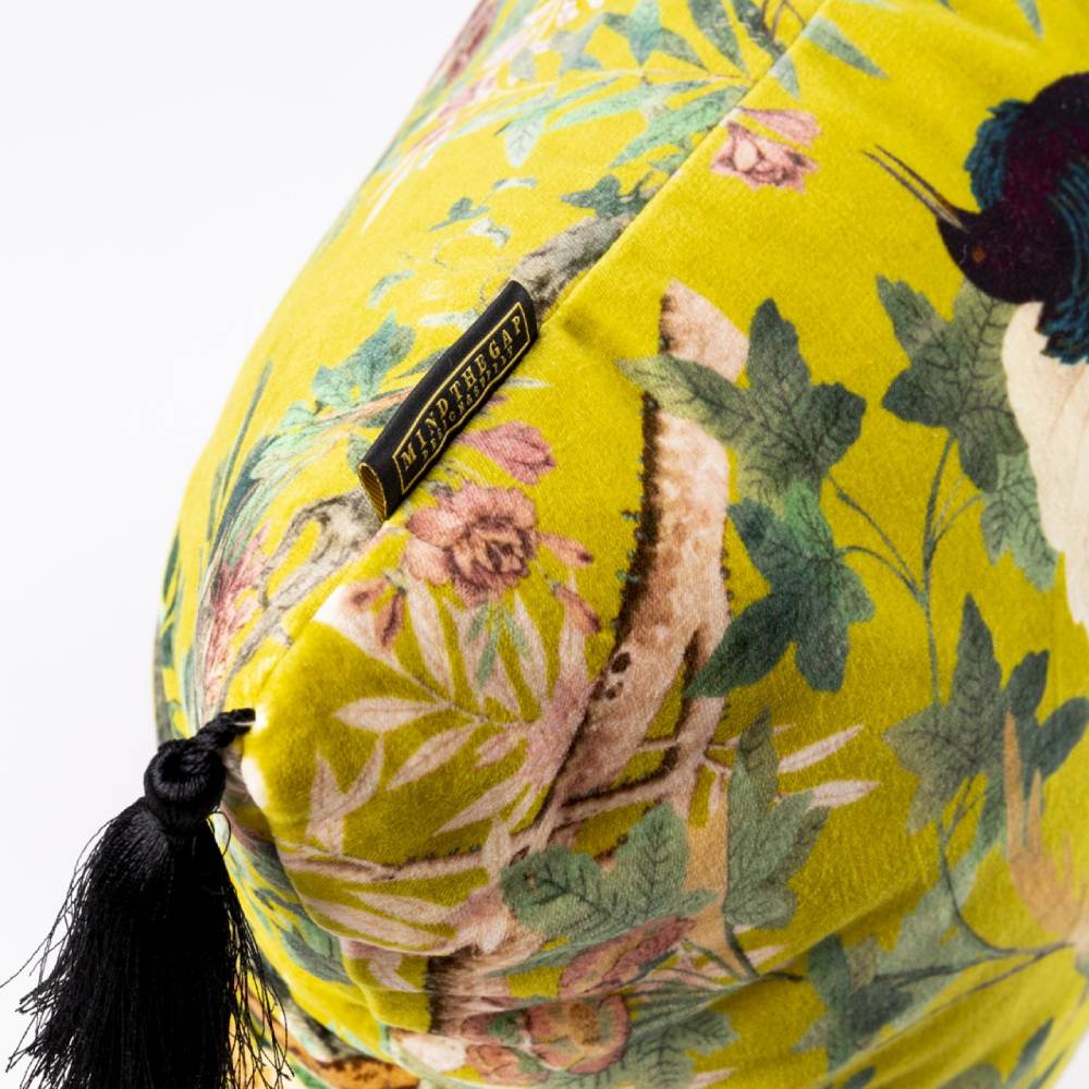 Royal Garden Green Velvet Fabric - MINDTHEGAP