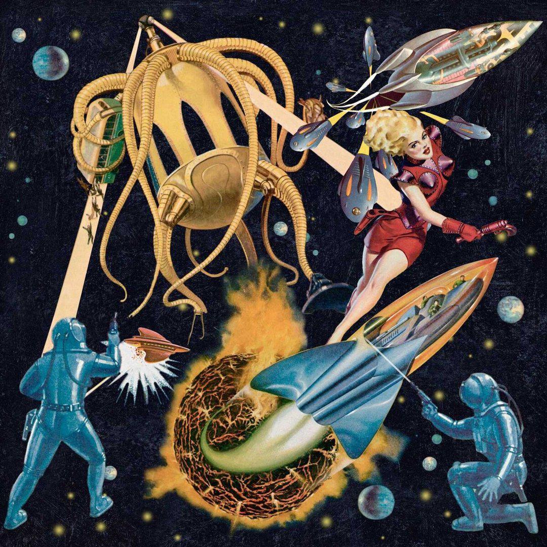 Sci-Fi Pulp Wallpaper - Set of 3 Rolls - MINDTHEGAP