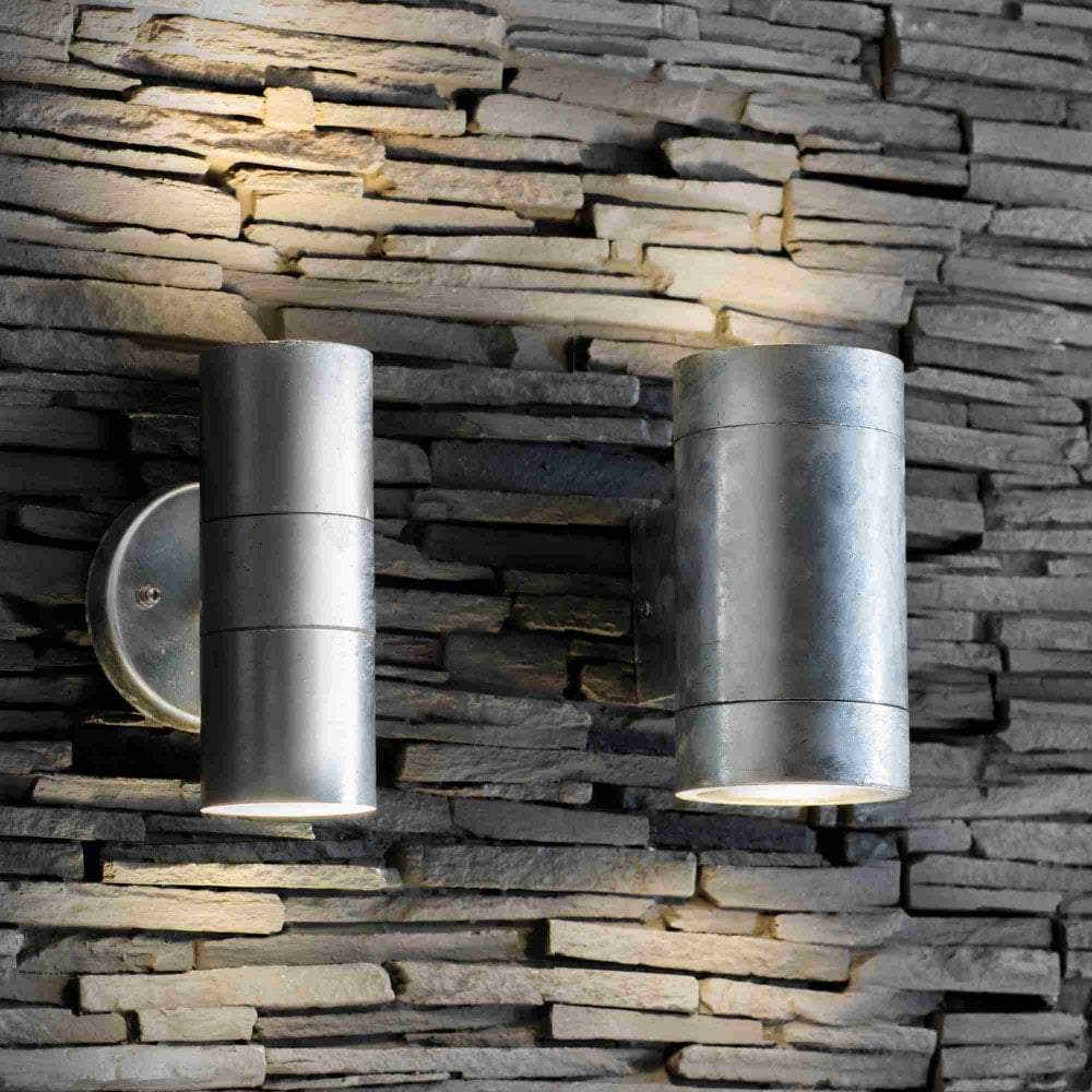 Steel Outdoor Up And Down Wall Light