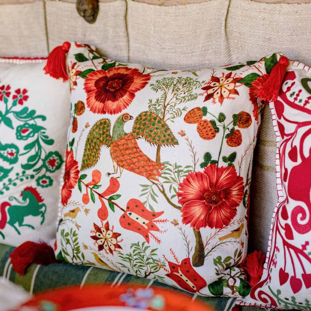 Szekely Folk 100% Linen Fabric - MINDTHEGAP