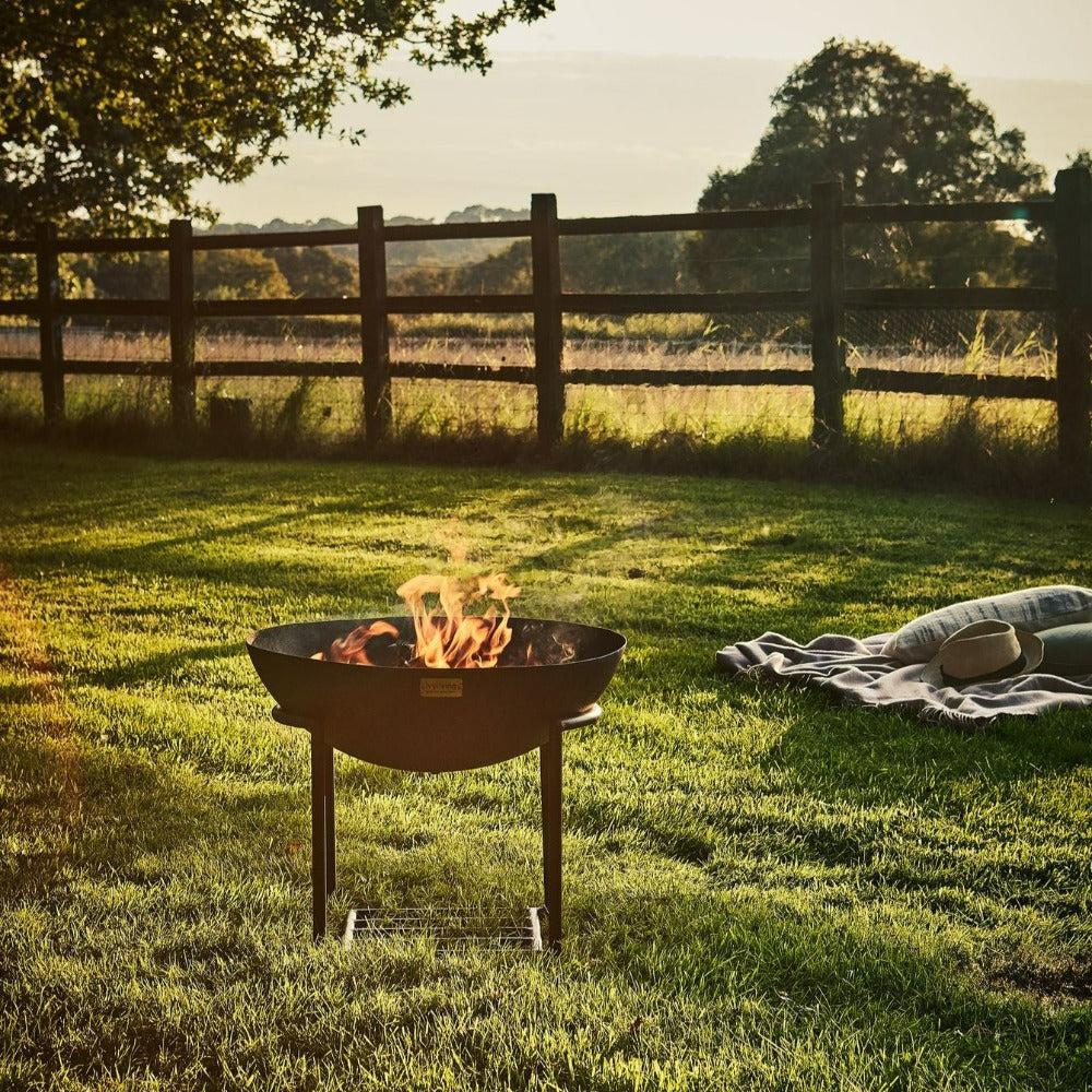 Teramo Cast Iron Fire Pit - Black