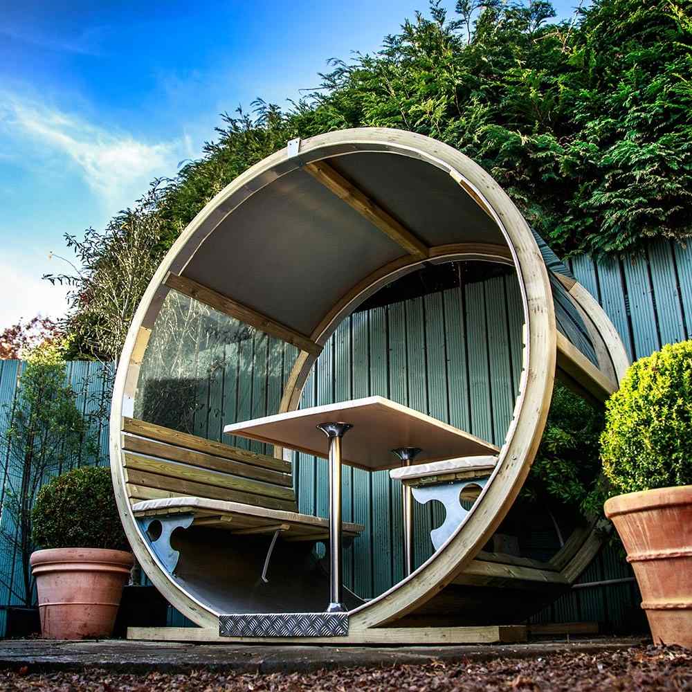 The Wheel Bench Garden Shelter