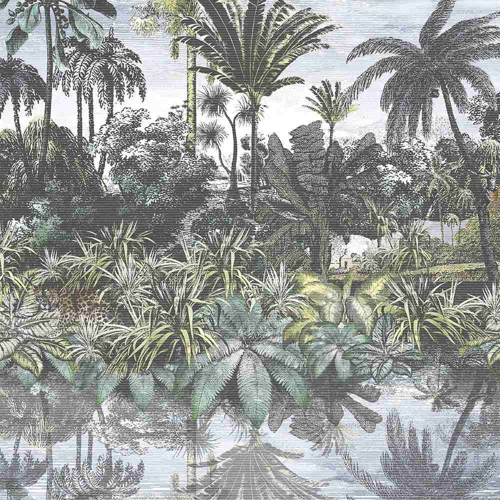 Tropical Reflections Wallpaper - Green - Brand Mckenzie