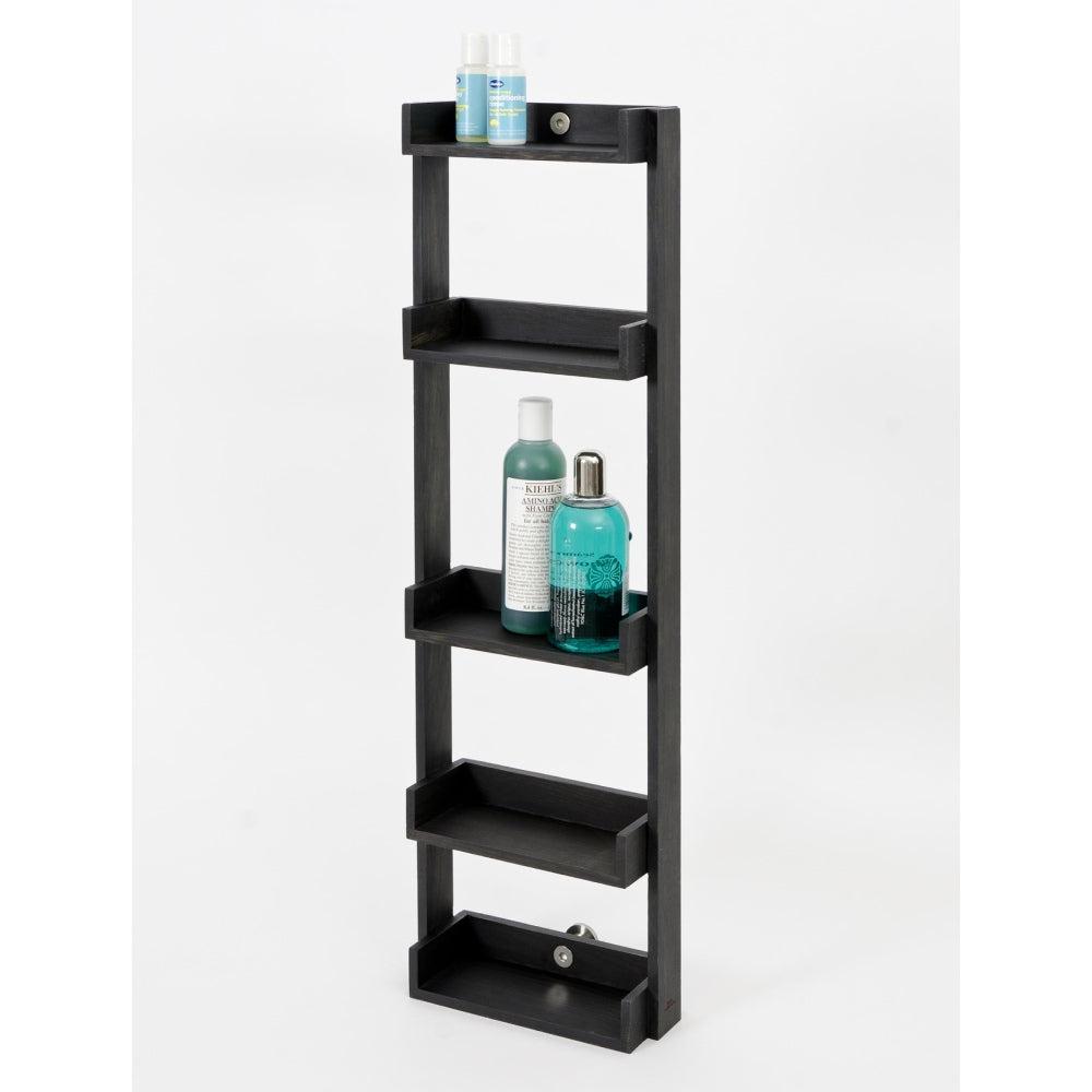 Yoku Multi Shelf Wall Storage - Dark Oak