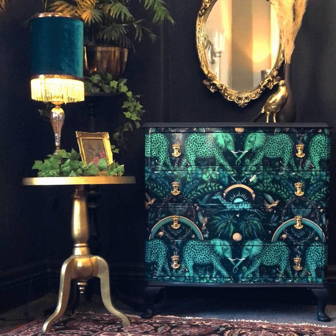 Zambezi Wallpaper - Teal - Emma J Shipley