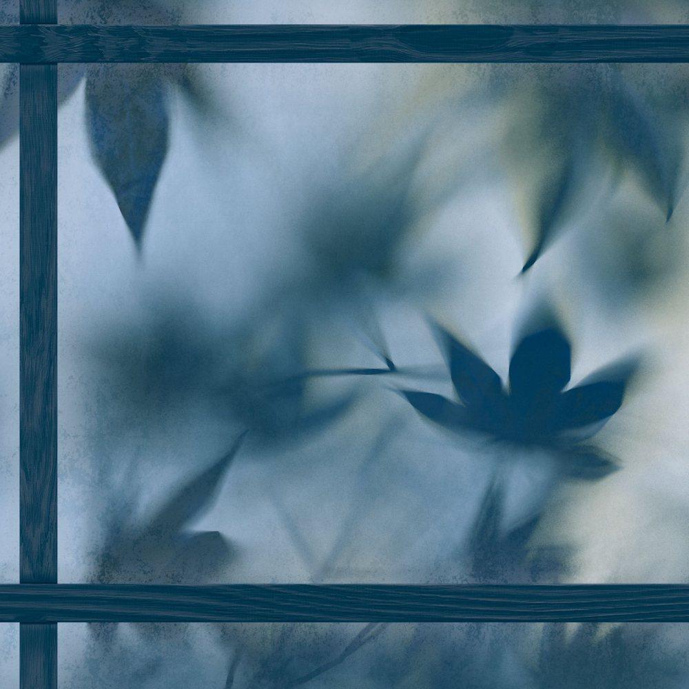 Zen Wallpaper Mural - Blue - Carmine Lake