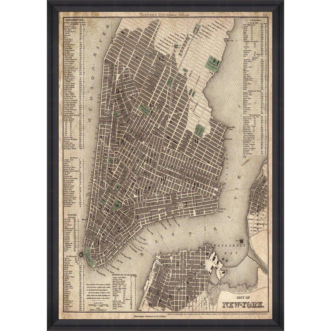 City of New York Framed Wall Art - MINDTHEGAP