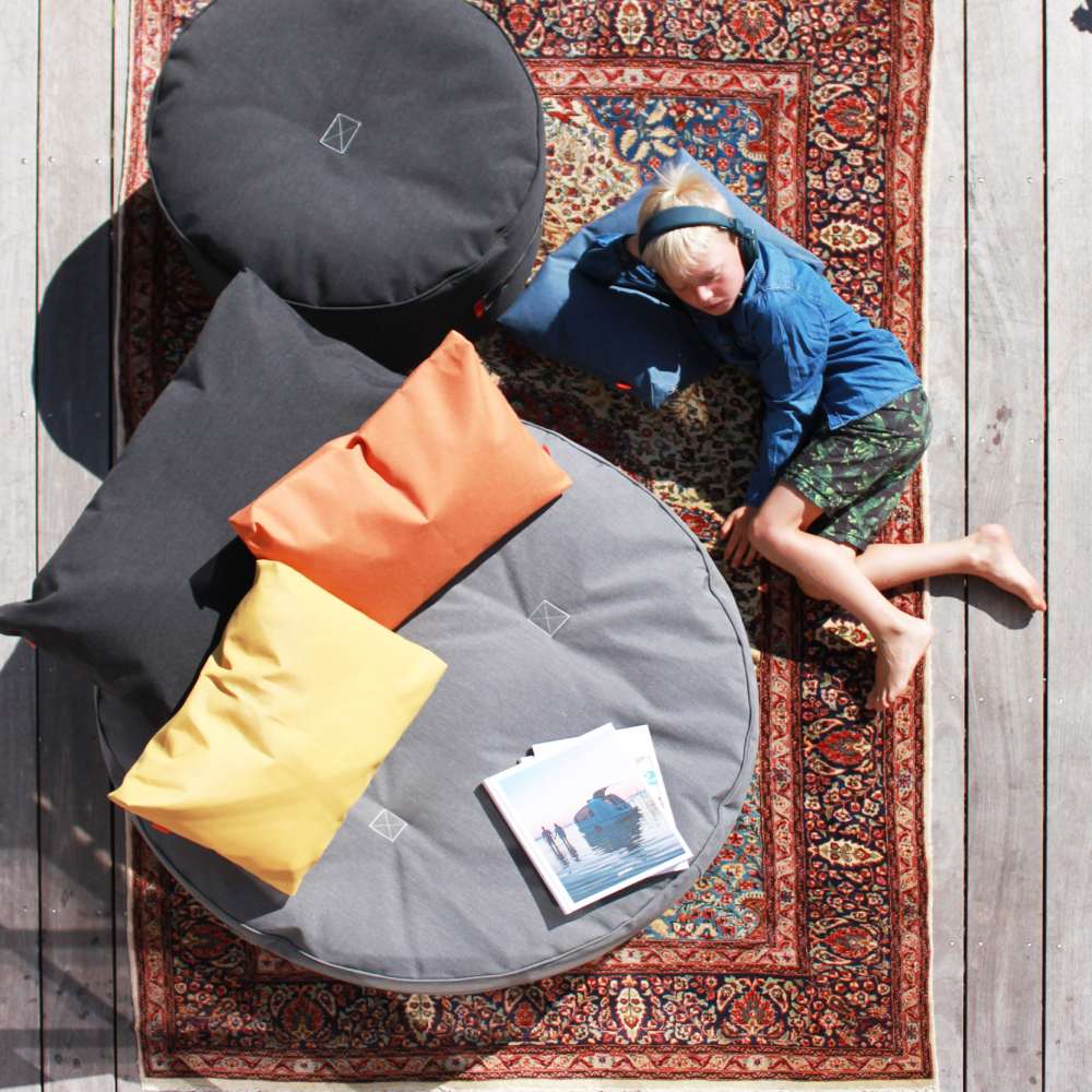 Full Moon Outdoor Pouf - Grey - TRIMM Copenhagen