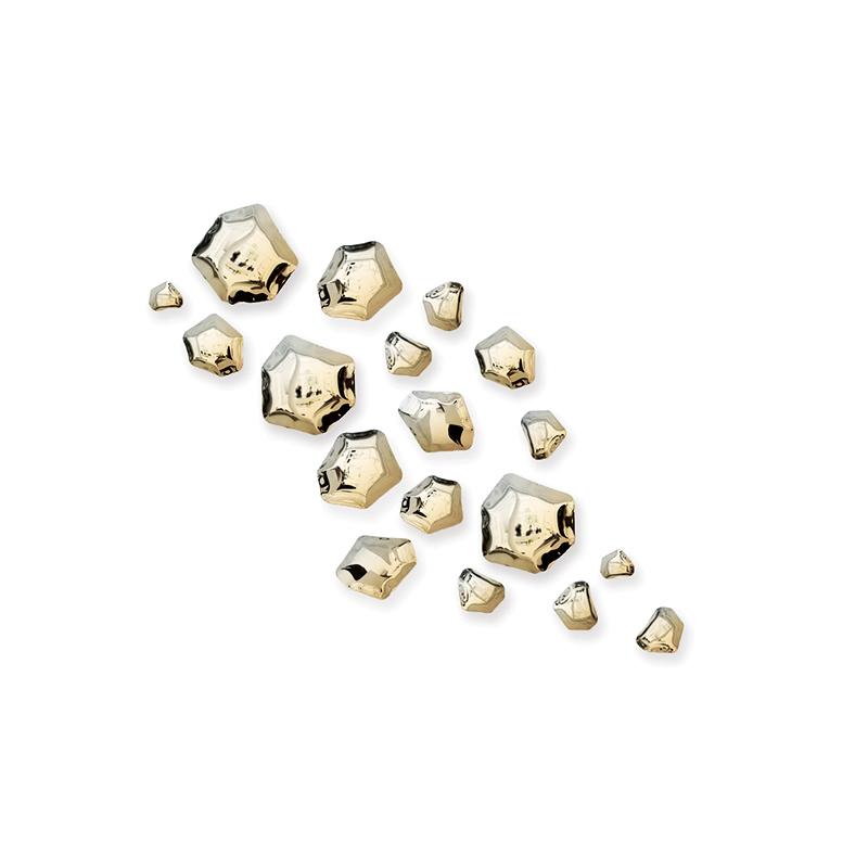 Heat Collection Kamyki Wall Hangers - Flamed Gold - Zieta