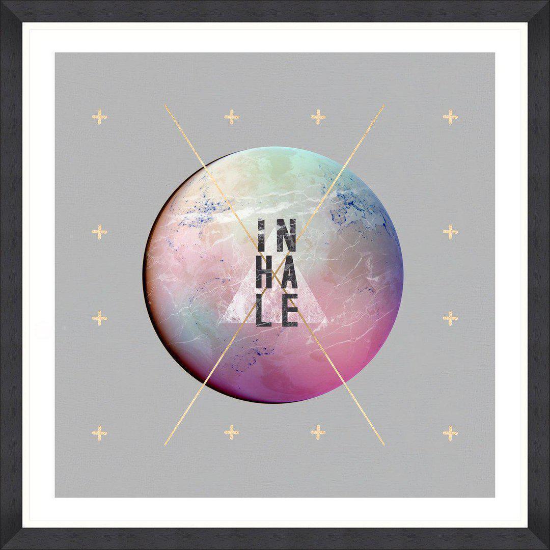 Inhale Framed Wall Art - MINDTHEGAP