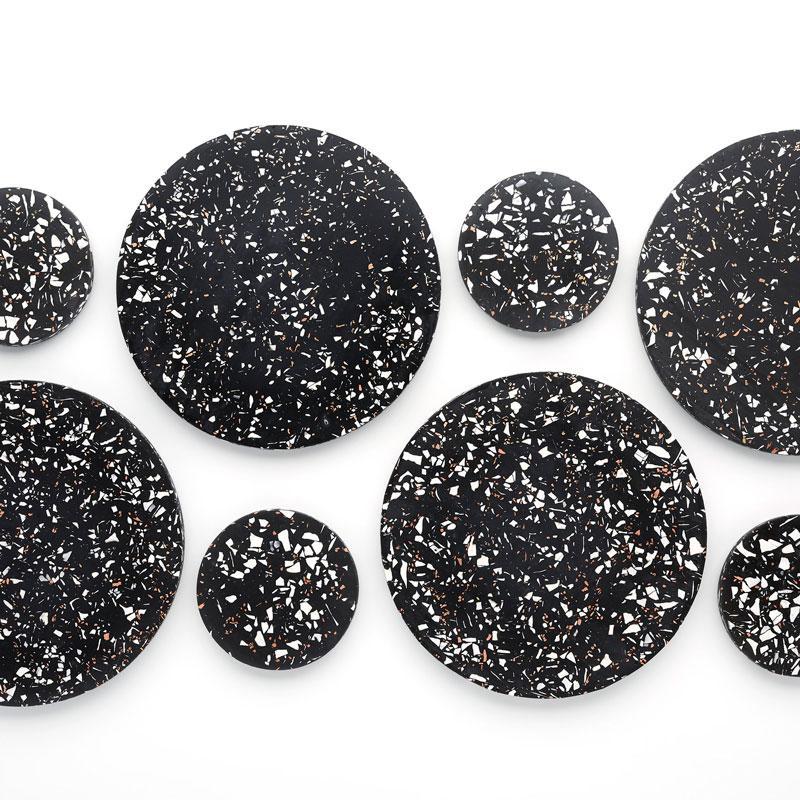 Jesmonite Terrazzo Trivet / Placemat - Darkside