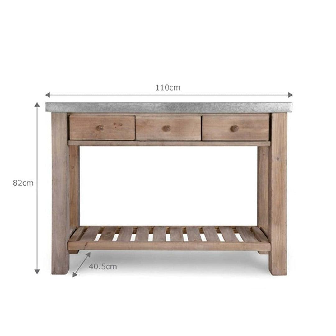 Large Wooden Potting Table