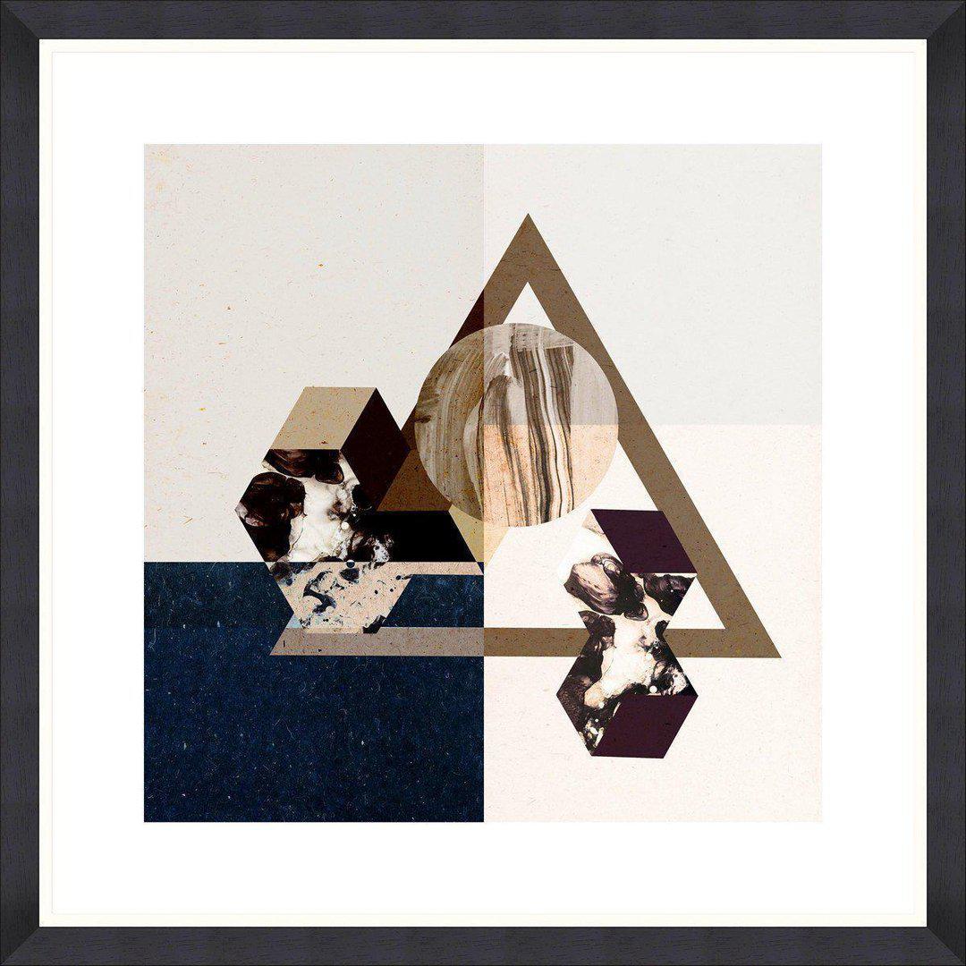 Minimal Geometric Framed Wall Art - MINDTHEGAP