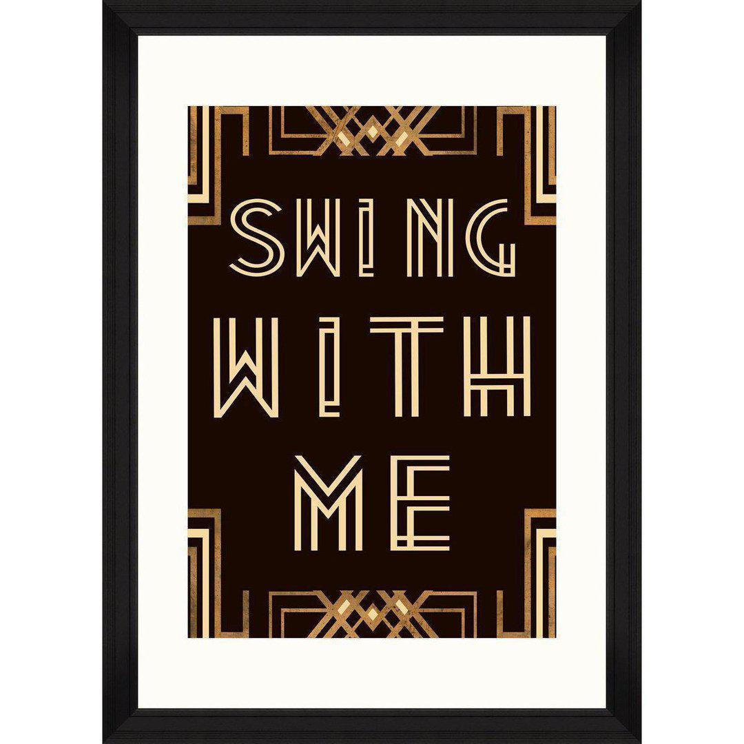 Swing With Me Framed Wall Art - MINDTHEGAP