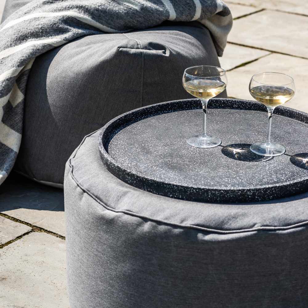 Tiny Moon Outdoor Pouf - Grey - TRIMM Copenhagen