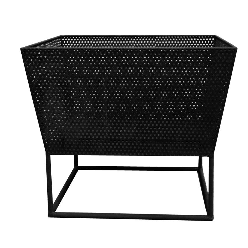 Tripoli Basket Fire Pit - Black Iron