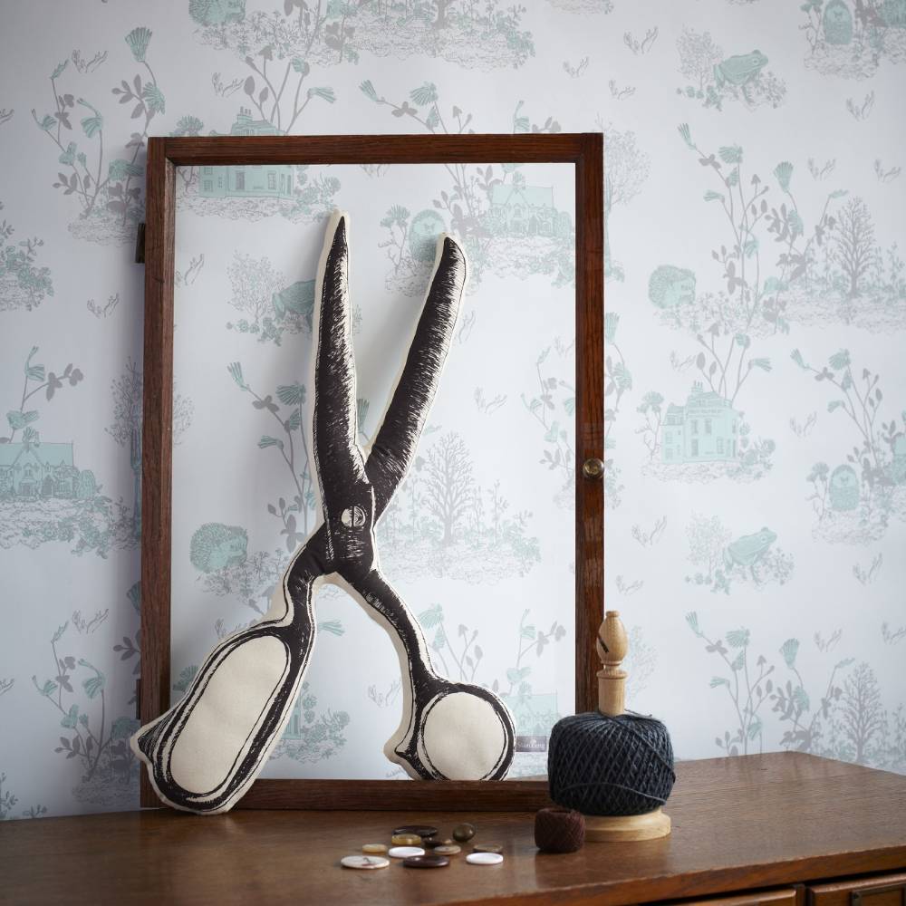 Woodlands Classic Wallpaper - Blue - Sian Zeng