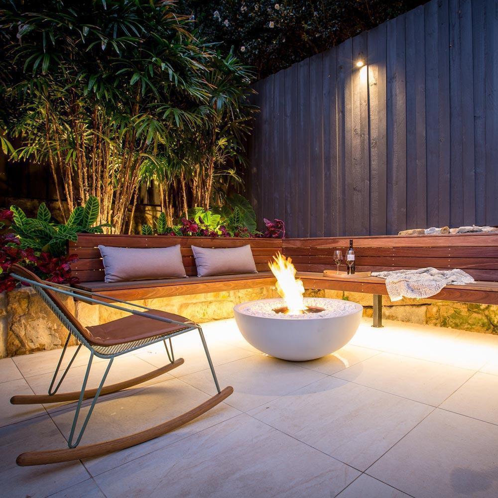 Bioethanol Fire Pit Bowls-Lime Lace