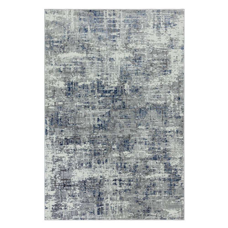 Abstract Blue Tint Rug
