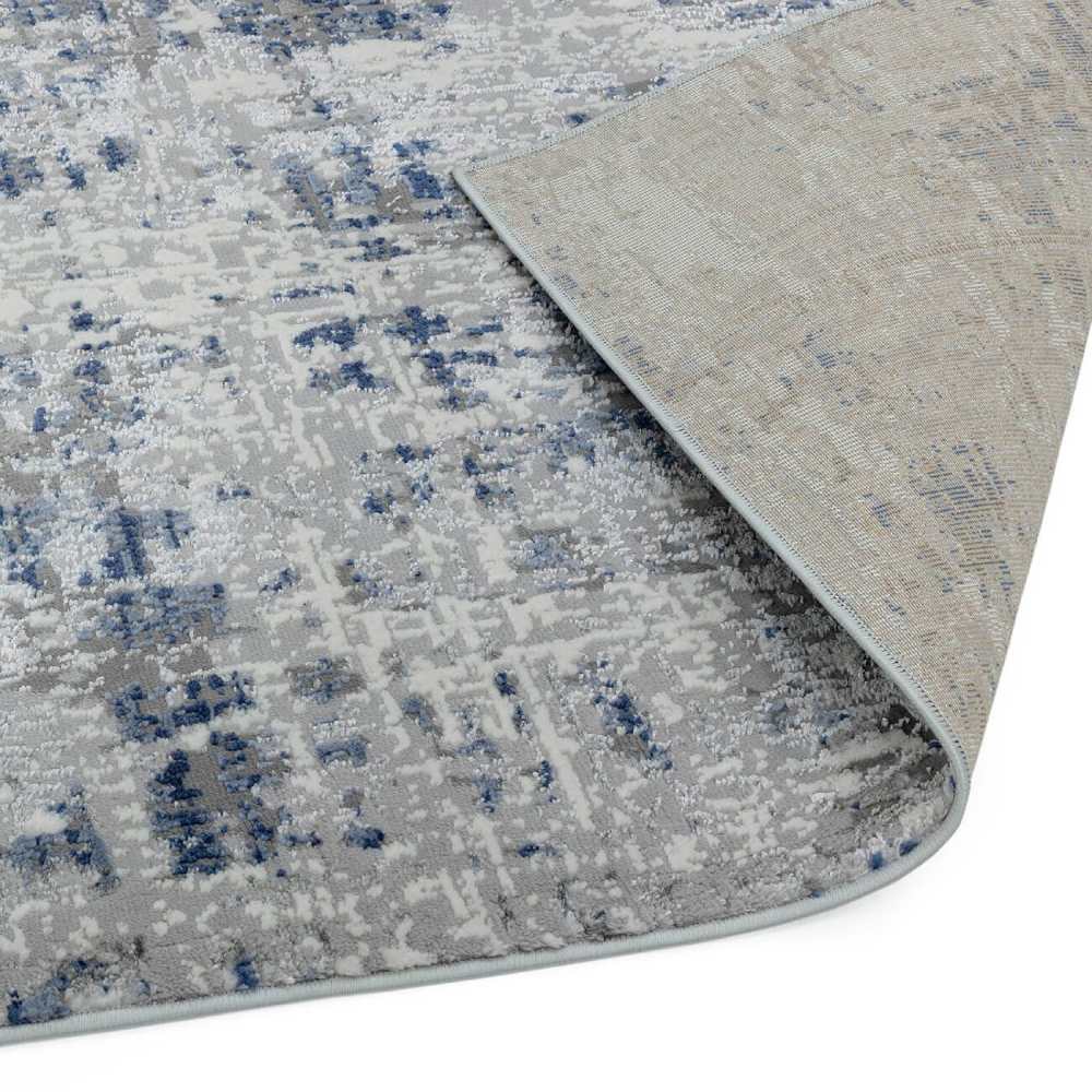 Abstract Blue Tint Rug