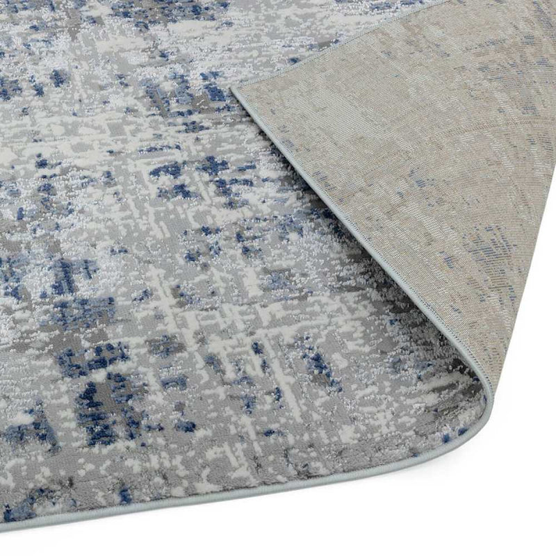 Abstract Blue Tint Rug