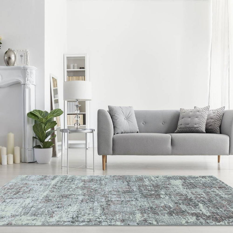 Abstract Pink Tint Rug