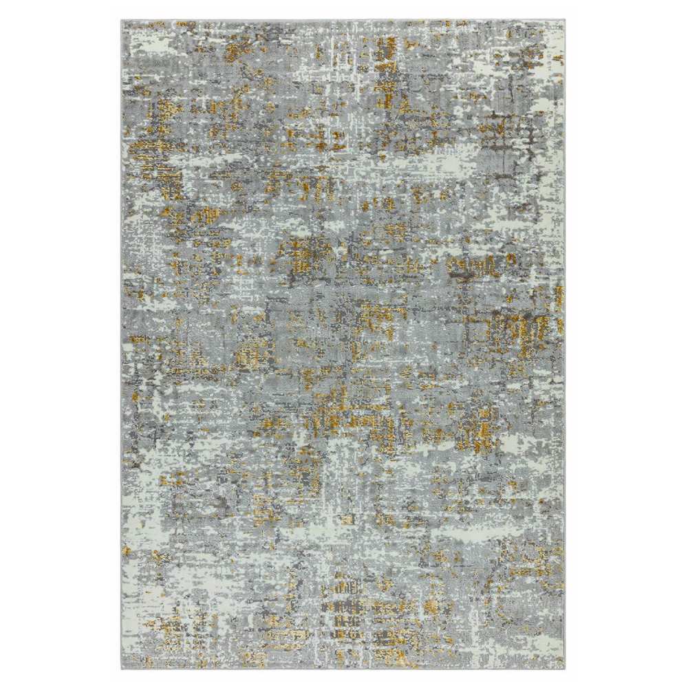 Abstract Yellow Tint Rug
