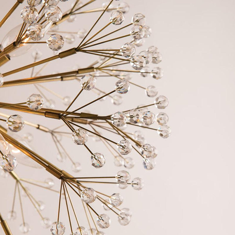 Aged Brass Dunkirk Chandelier - Large - Hudson Valley Lighting