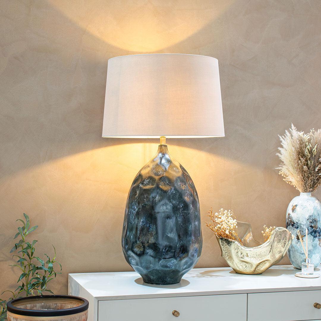 Aketa Large Weathered Table Lamp - RV Astley