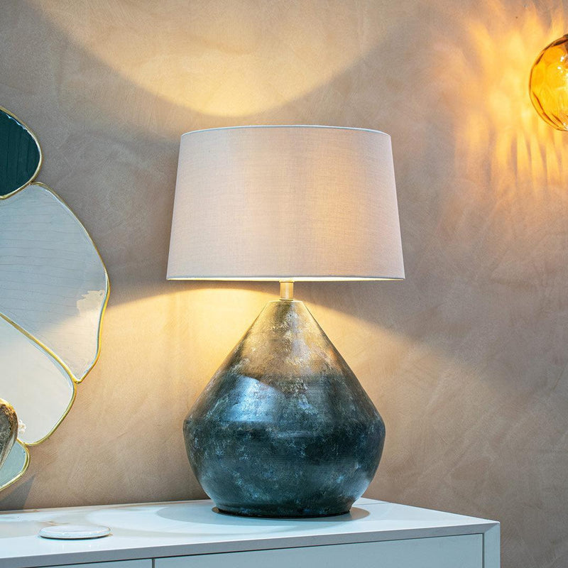 Aketa Small Weathered Table Lamp - RV Astley