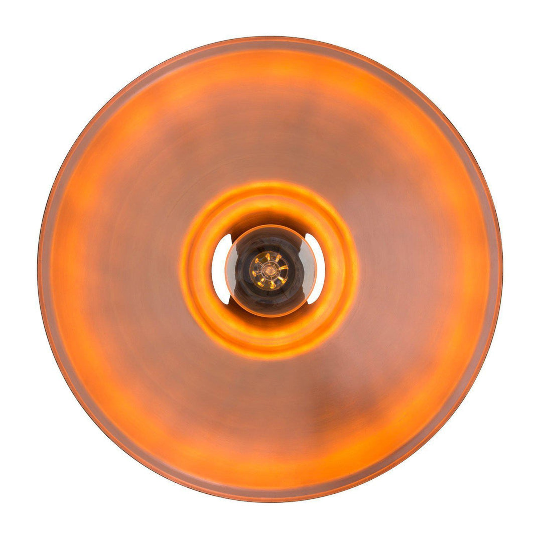 Alma Copper Pendant with Black Exterior - Mullan Lighting