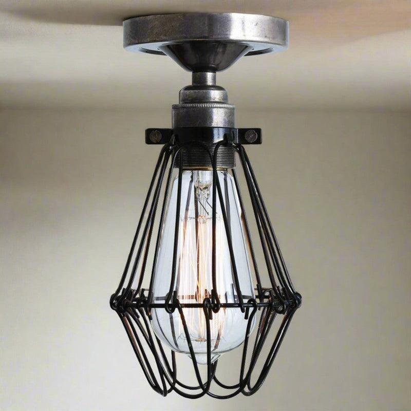 Apoch Flush Cage Light - Mullan Lighting