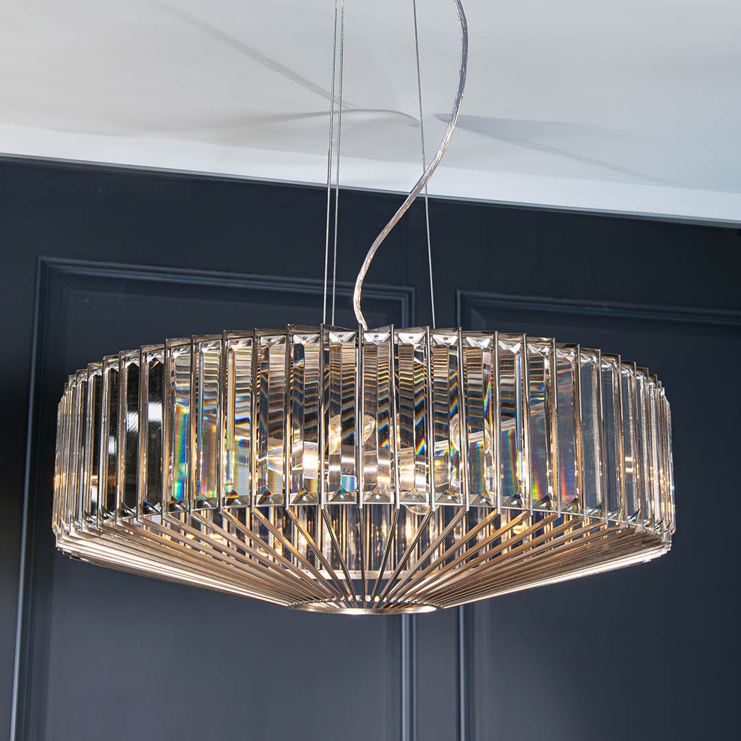 Aprica Nickel Pendant Light
