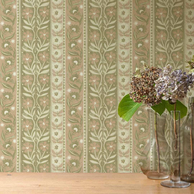 Arber Stripe Wallpaper - Alma Collection - Josephine Munsey