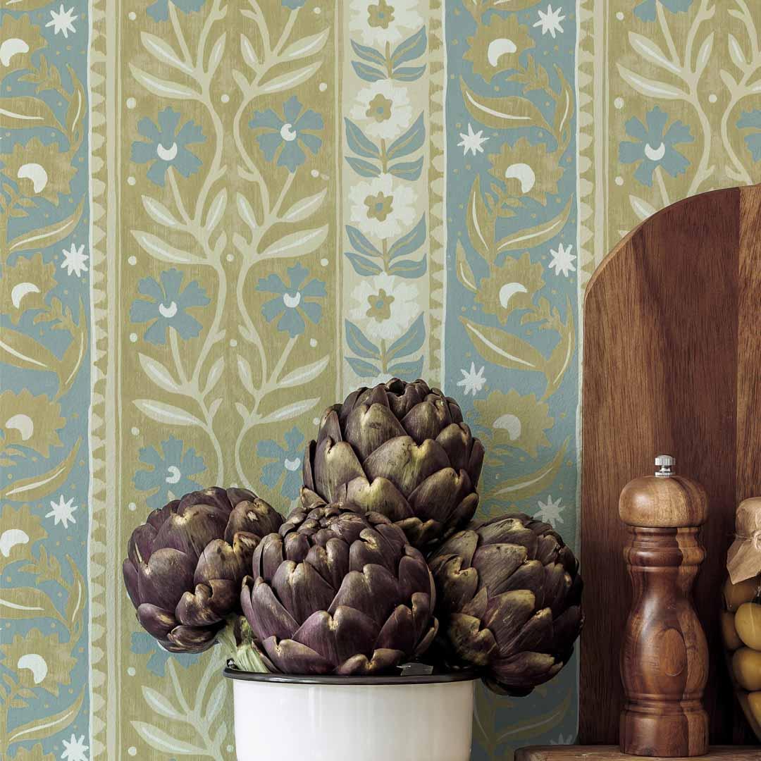 Arber Stripe Wallpaper - Alma Collection - Josephine Munsey