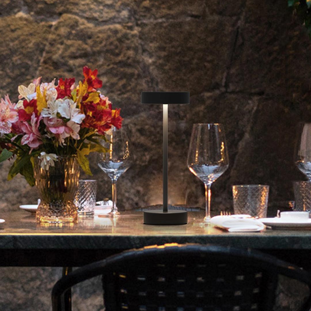 Arnold Small Battery Outdoor Table Lamp