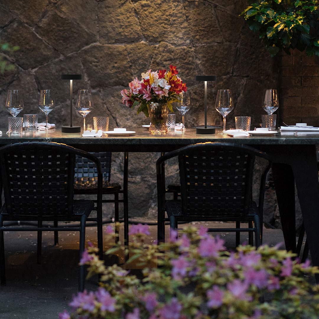 Arnold Small Battery Outdoor Table Lamp