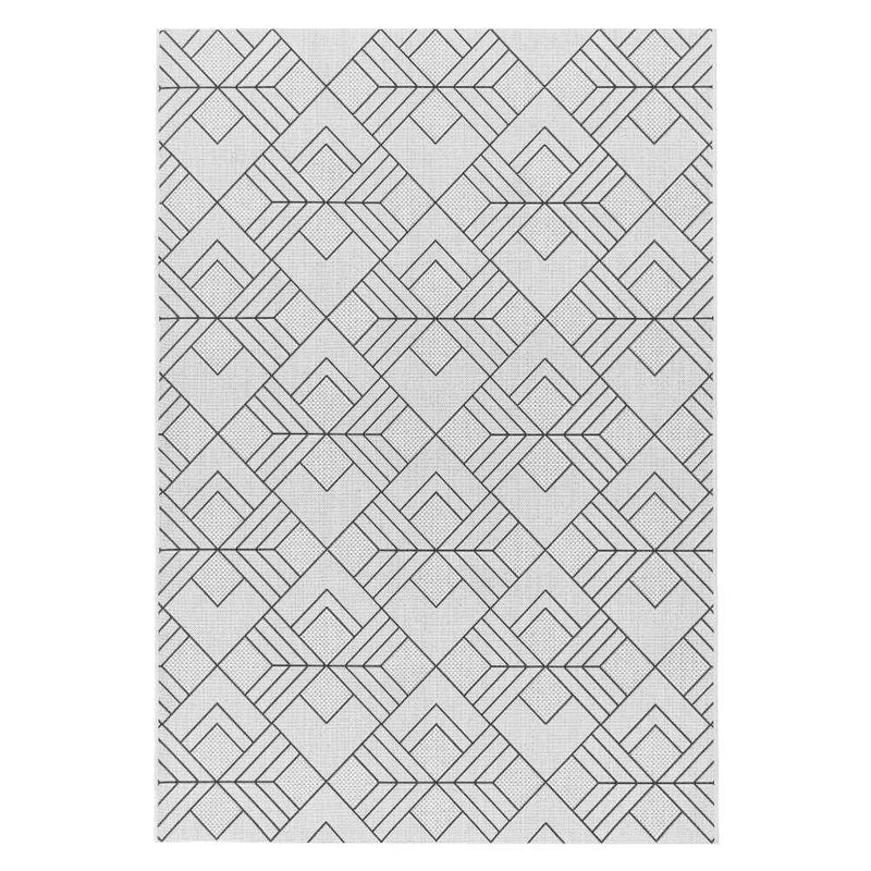 Art Deco Geometric Outdoor Rug