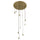 Astley Nine Pendant in Antique Brass - RV Astley