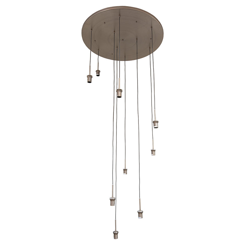 Astley Nine Pendant in Brushed Muted Bronze - RV Astley